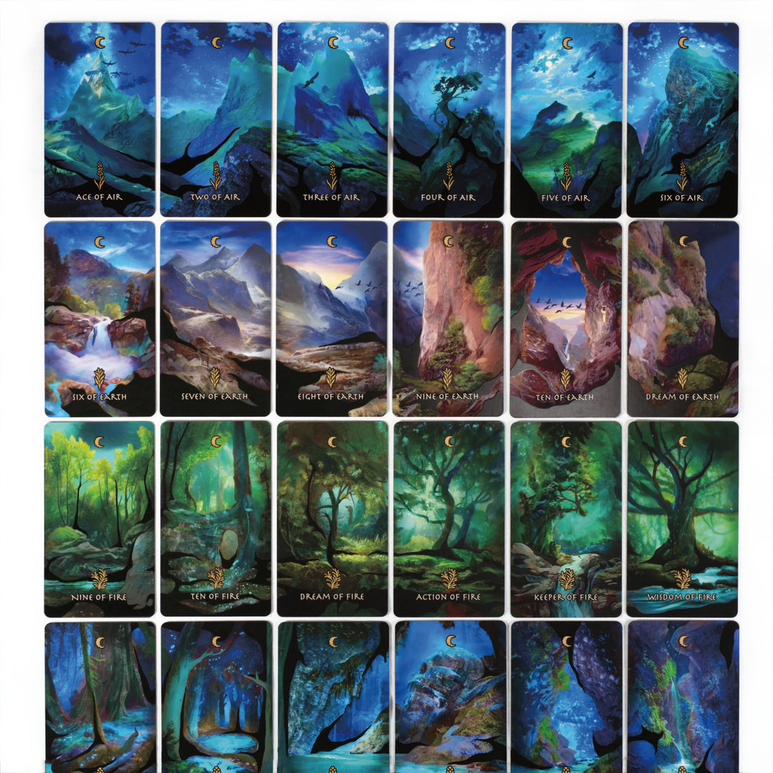 Rosewood Tarot - Night Deck
